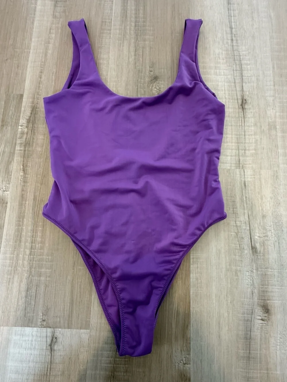 AURIC San Juan del Sur Purple One Piece Swimsuit Size XL NWT